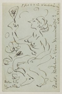 Lovis Corinth Carlu Strathmannovi: pohlednice, razítko 25. března 1906 od Lovis Corinth