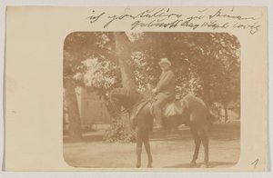 Lovis Corinth Carlu Strathmannovi: pohlednice, poštovní razítko 5. září 1910 od Lovis Corinth