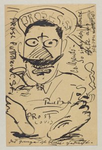 Lovis Corinth Elly Strathmann: pohlednice, razítko 23. února od Lovis Corinth