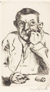 Portrét kouřícího muže, 1916. od Lovis Corinth