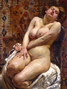 Nana, ženský akt od Lovis Corinth