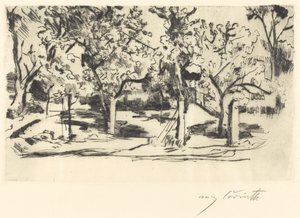 ovocný sad od Lovis Corinth