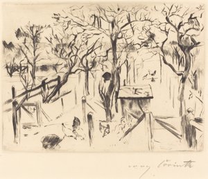 Ovocná zahrada na podzim od Lovis Corinth