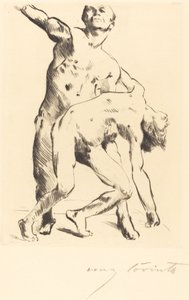 Odysseus a nápadník Odysseus a nápadník, 1914. od Lovis Corinth