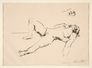 Ležící akt od Lovis Corinth