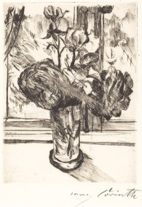 Růže ve sklenici vody, 1916. od Lovis Corinth