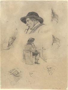 List náčrtů od Lovis Corinth