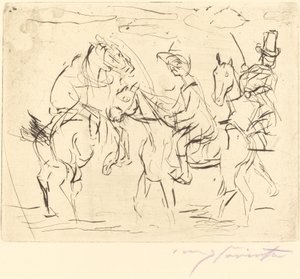 Nedělní jezdci od Lovis Corinth