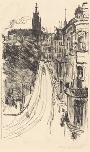 Strasse v ulici Koenigsberg v Koenigsberg, 1918. od Lovis Corinth