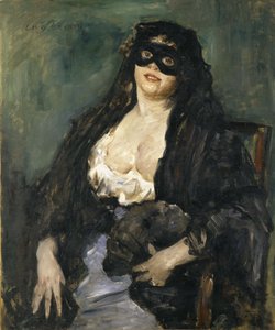Černá maska od Lovis Corinth