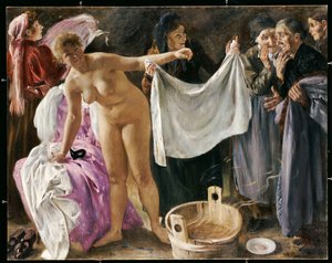 Čarodějky, 1897 od Lovis Corinth