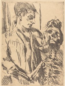 Tod und Jüngling (Smrt a mladý muž) od Lovis Corinth