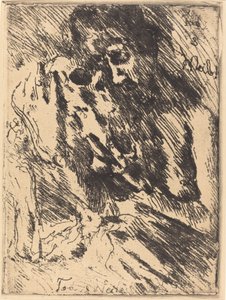 Smrt a žena od Lovis Corinth