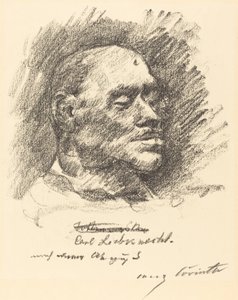 Liebknechtova posmrtná maska ​​Liebknechtova posmrtná maska, 1920. od Lovis Corinth