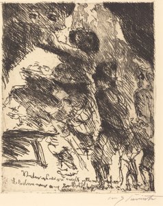 Otče, nedopadne to dobře, když se budeme držet dál od hordy vojáků..., 1923. od Lovis Corinth