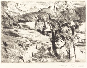 Walchensee landschaft Walchensee Landscape, 1919. od Lovis Corinth