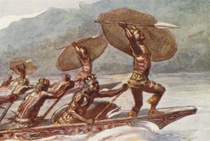 Ilustrace k životnímu jubileu J. M. Stanleyho (barevná litografie)