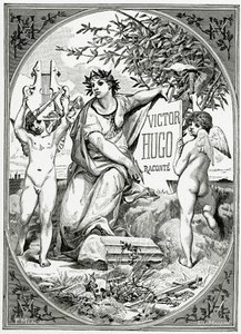 Victor Hugo vyprávěný svědkem jeho života, 19. století (č. rytina) od Luc Oliver Merson
