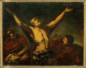 La martyr de Saint Andre - Umučení svatého Ondřeje, apoštola...