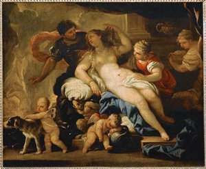 Mars et Venus dans la forge de Vulcain - Mars a Venuše v kovárně Vulkánu ...