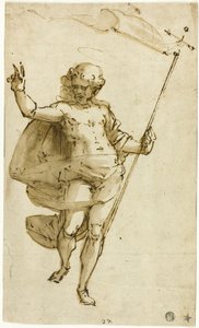 Vzkříšený Kristus od Luca Cambiaso