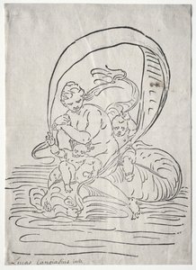 Triumf Amphitrite. od Luca Cambiaso