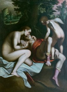 Smrt Adonise, před rokem 1585, Luca Cambiaso (olej na plátně) od Luca Cambiaso