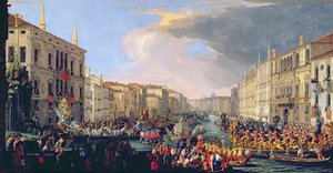 Regata konaná na počest Fredericka VI. Dánského (1671-1730) 1709