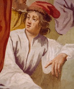 Lycaon, Antenorův syn, posvěcující Apollonovu dýku v Delfách, Epizoda mýtu o Antenorovi