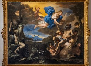 Aeneas nesmrtelný Venuší, druhá polovina 17. století (olej na plátně) od Luca Giordano