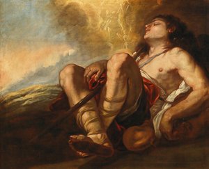 Jakubův sen, počátek 50. let 17. století. od Luca Giordano