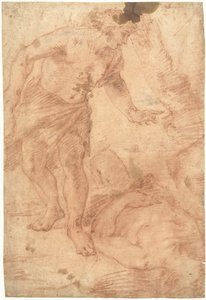 Kain u Ábelovy mrtvoly od Luca Giordano