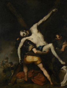 Snímání z kříže svatého Ondřeje od Luca Giordano