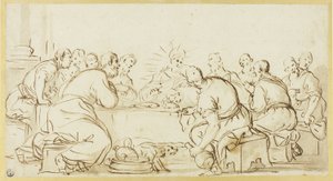 Poslední večeře od Luca Giordano