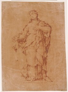 Máří Magdaléna, podle Algardiho sochy v s. Silvestro v Quirinale od Luca Giordano