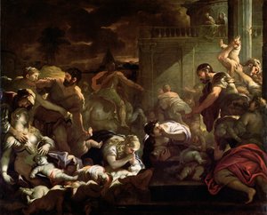 Masakr neviňátek od Luca Giordano