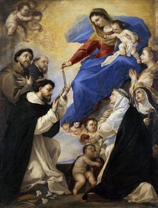 Panny Marie Růžencové od Luca Giordano