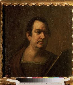 ""portrét člověka"" Portrét italského intelektuála nebo učence. Obraz Luca Giordana (1632-1705) Ermitážní muzeum, Petrohrad od Luca Giordano