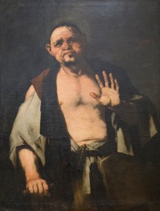 Portrét mistra stavitele (Crates) od Luca Giordano