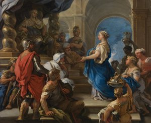 Šalomoun a královna ze Sáby od Luca Giordano