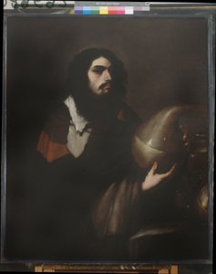 Autoportrét jako chemikálie nebo alchymista, cca 1660 (olej na plátně) od Luca Giordano
