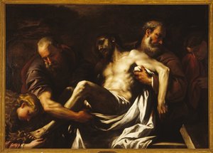 Kristovo pohřbení od Luca Giordano