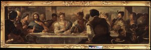 "Svatba v Káně"" (Zázrak z Kány) Obraz Lucy Giordana (1632-1705) Puškinovo muzeum, Moskva od Luca Giordano
