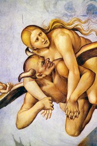 Zatraceni v pekle, z cyklu fresek Poslední soud od Luca Signorelli