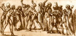 Studie Lucy Signorelliho, 1913 od Luca Signorelli