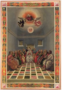Sestoupení Ducha Svatého od Luca Signorelli