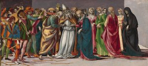 Svatba Panny, c. 14901491. od Luca Signorelli