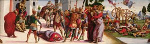Umučení svaté Kateřiny Alexandrijské, kolem roku 1498 od Luca Signorelli