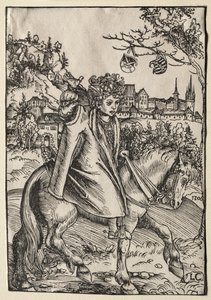 Chlapec na koni od Lucas Cranach