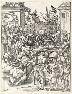 Umučení svatého Bartoloměje od Lucas Cranach